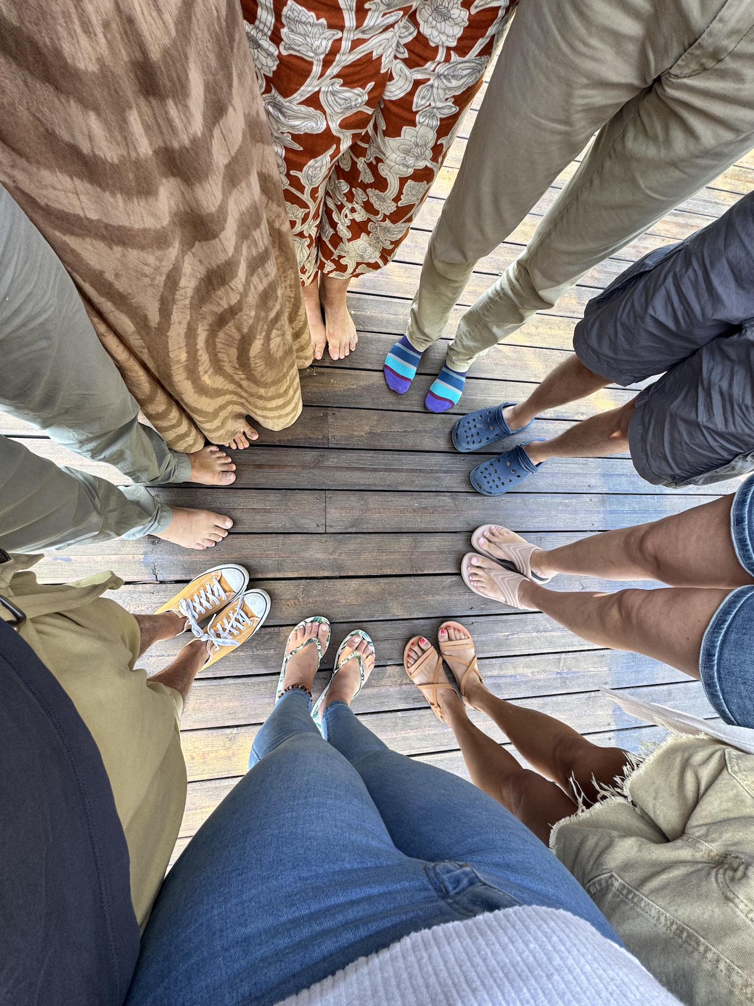 Members of The Circle standing together
